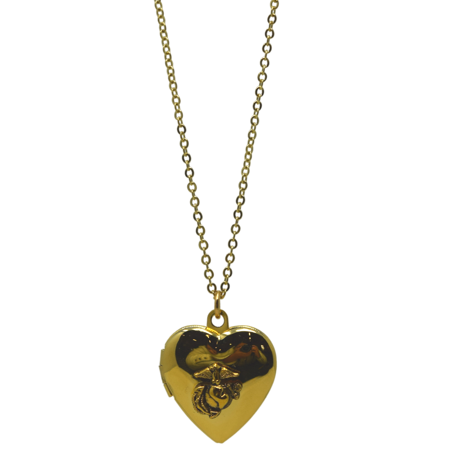 Heart Locket EGA Necklace