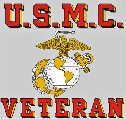 U.S.M.C EGA Veteran Decal