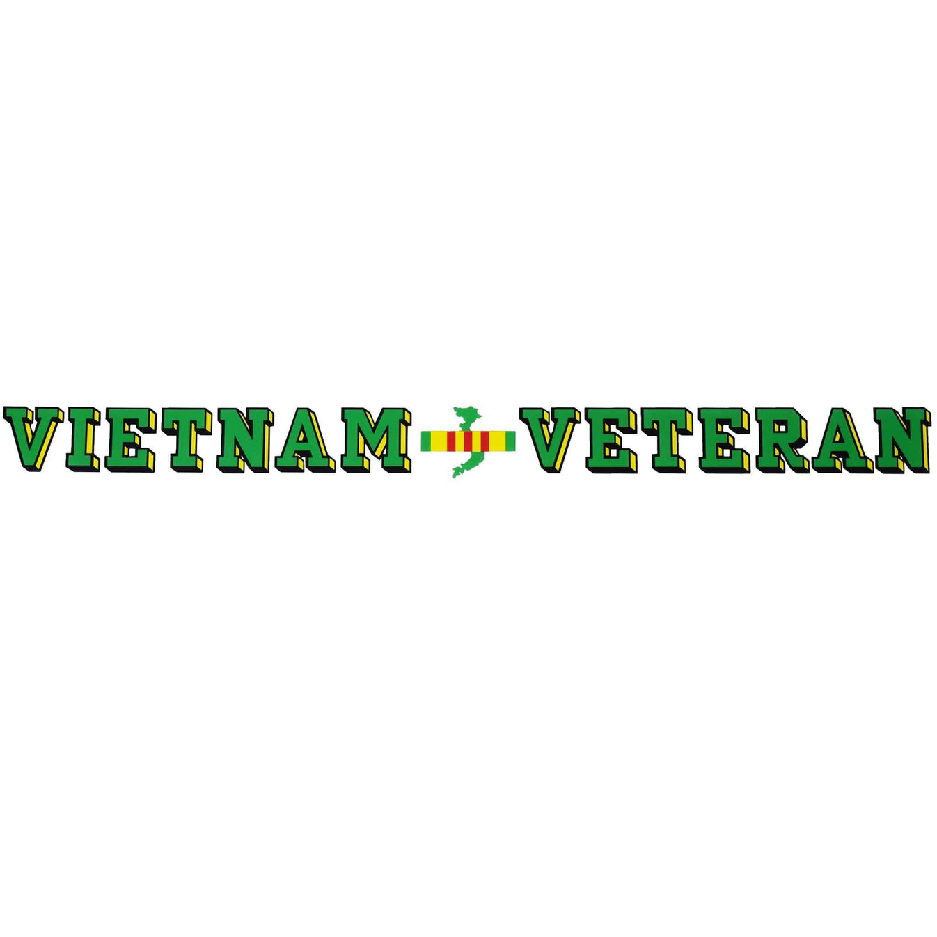 Vietnam Veteran Window Strip Decal – MCRD Museum Gift Shop